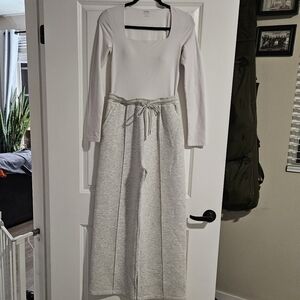 Abercrombie YPB everydaySOFT Long-Sleeve Hybrid Jumpsuit Women's Black Jumpsuit